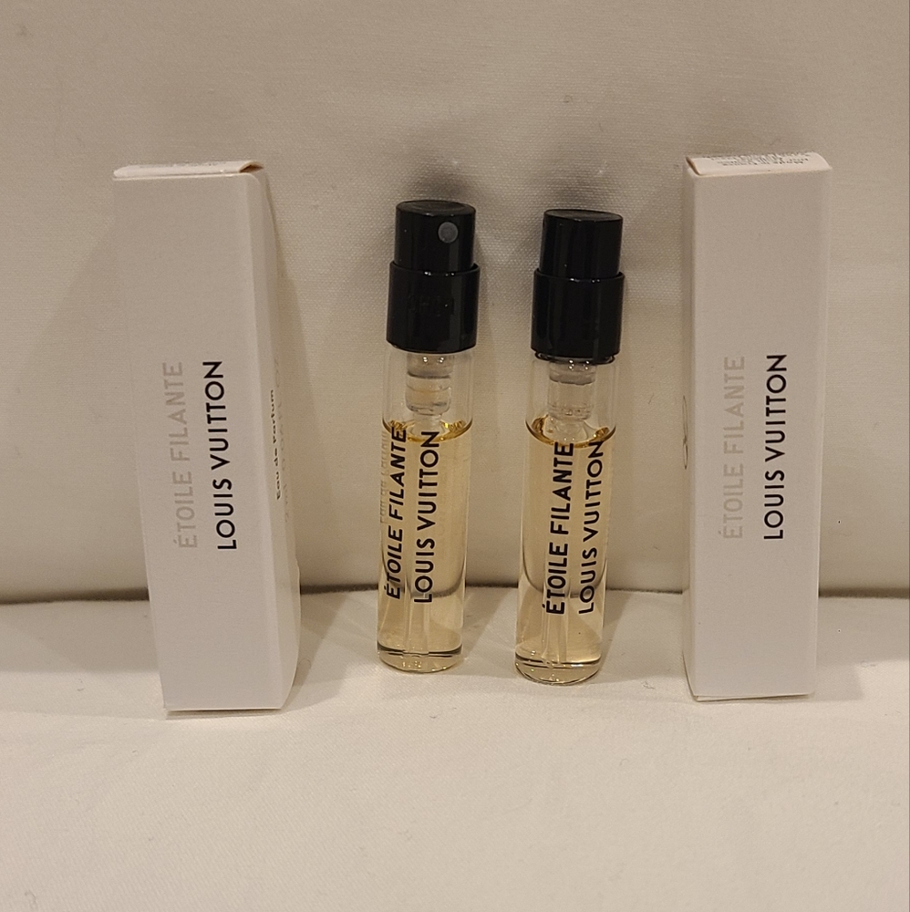 SET OF TWO LOUIS VUITTON FRAGRANCE ÉTOILE FILANTE 2 ML SAMPLE ♡
